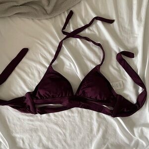 Kona Sol Deep Burgundy Bikini Top